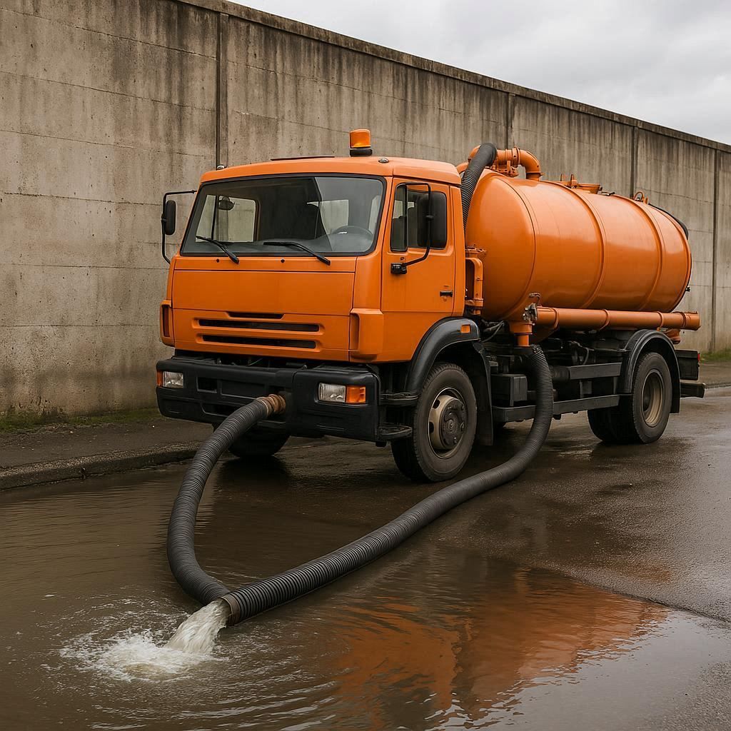 Откачка воды в Туапсе