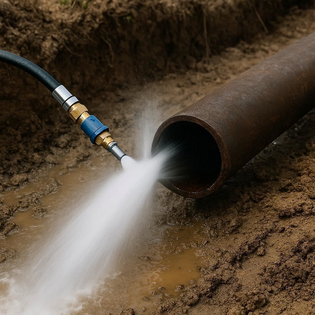 Гидродинамическая прочистка водопроводных труб в Туапсе